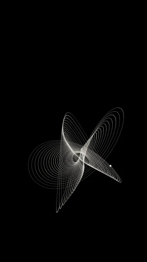 Harmonograph, amoled phone wallpaper