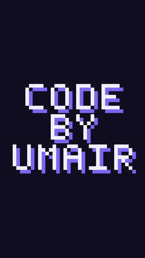 codebyumair Pixel, logo phone wallpaper