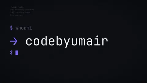 codebyumair Terminal, logo desktop wallpaper