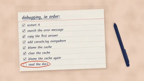 Debugging, in Order, developer desktop wallpaper