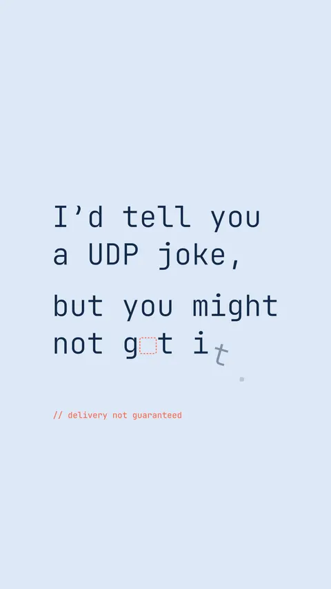 The UDP Joke, developer phone wallpaper