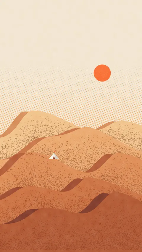 Riso Dunes (Light), duo phone wallpaper