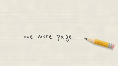 One More Page, productivity desktop wallpaper