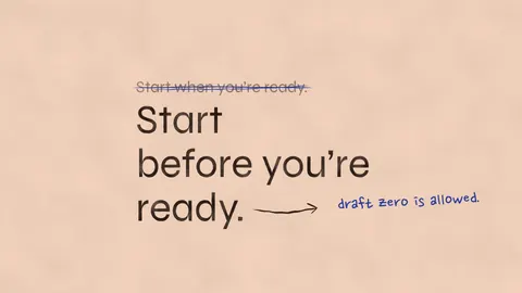 Start Before You’re Ready, productivity desktop wallpaper