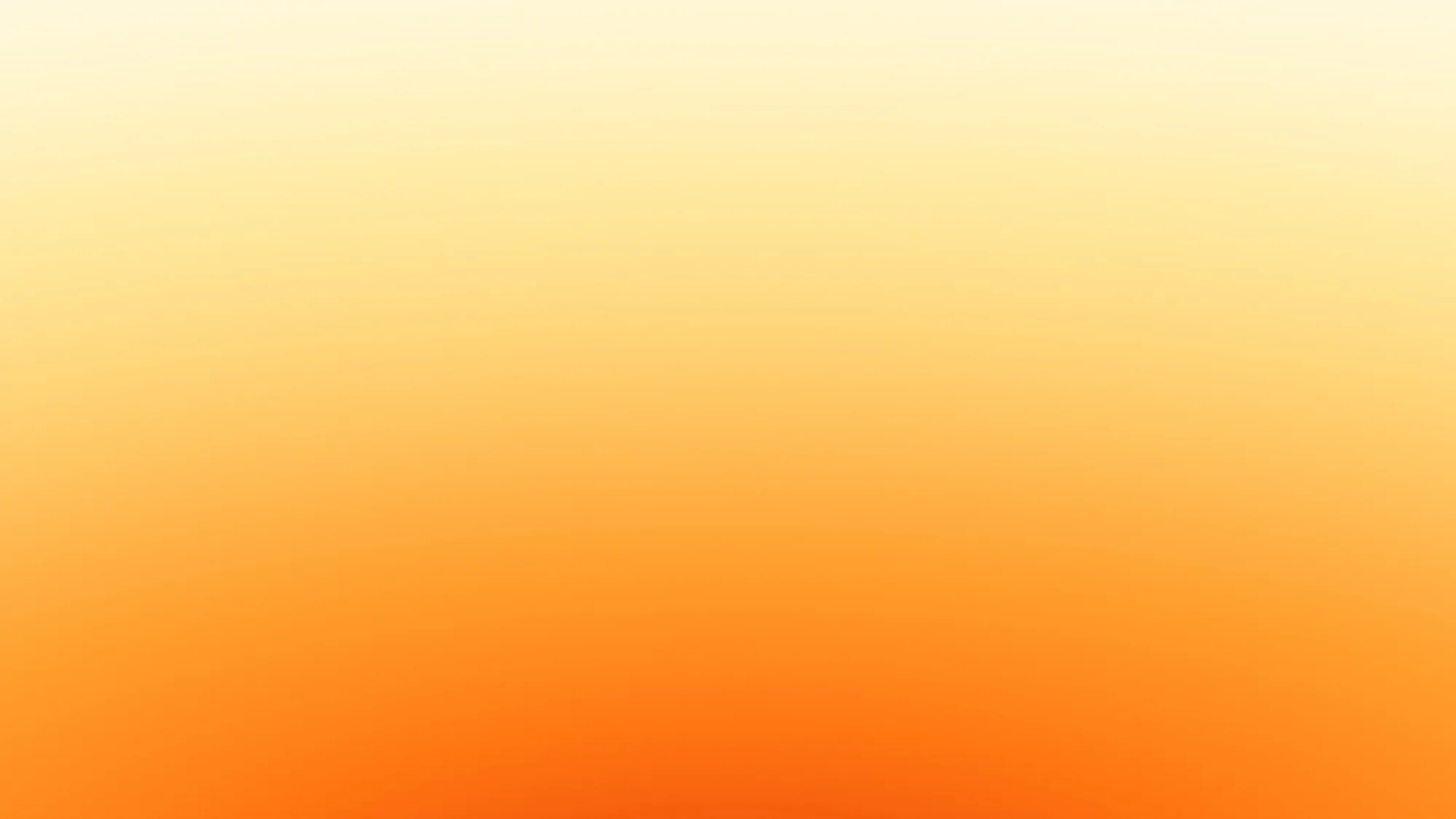 Butter Orange Light: Creamy butter-yellow top melting into a warm saturated orange and tangerine base.