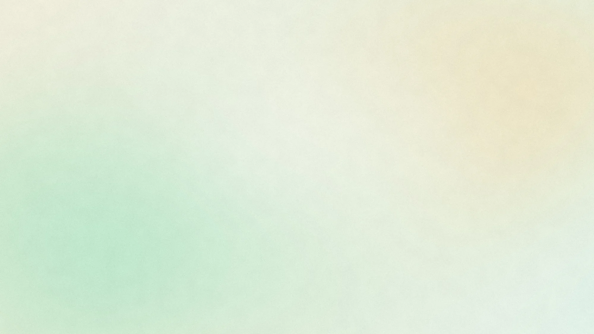 Mint Paper: Pale mint drifting into warm sand on a softly mottled, paper-like surface. Low contrast and calm, made to sit behind icons.