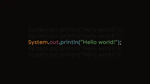 Hello, World, developer desktop wallpaper