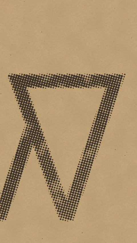 Halftone W, logo phone wallpaper