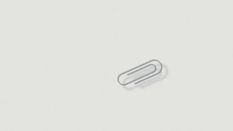 Paperclip, minimal desktop wallpaper