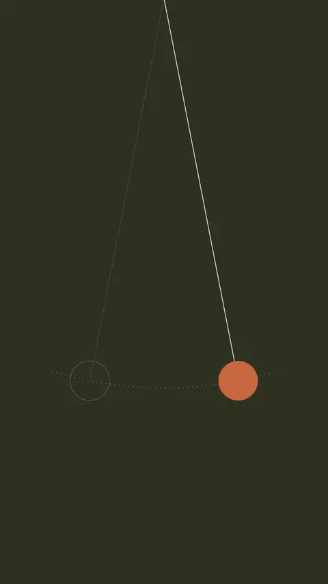Pendulum, minimal phone wallpaper