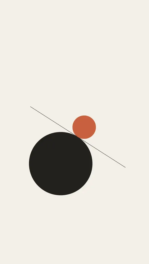 Tangent, minimal phone wallpaper
