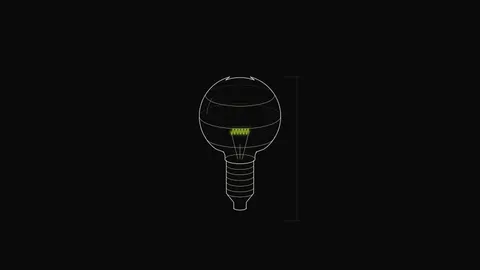 Light Bulb Outline, outline desktop wallpaper