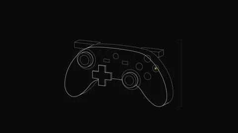 Game Controller Outline, outline desktop wallpaper