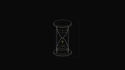 Hourglass Outline, outline desktop wallpaper