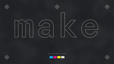 Make, Registration (desktop), typography desktop wallpaper